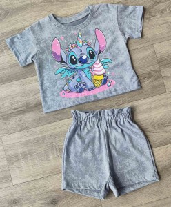 Костюм «Стич» серый(светлый), девочка 2-3-4-5-6 лет
