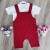 Пісочник Murat Baby "Орнамент" червоний, унісекс 3-6-9-12 місяців, фото 1