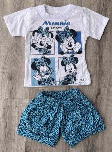 Костюм «Minnie» бирюзовый, девочка 1-2-3-4-5 лет