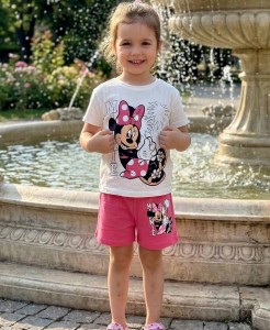 Костюм "Minnie" малиновый, девочка 2-3-4-5-7 лет