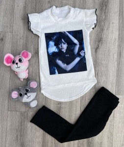 Костюм "Wednesday" білий, дівчинка 2-3-4-5 років