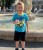 Костюм "Мій тато носить форму ЗСУ" голубой, мальчик 1-2-3-4-5 лет, фото