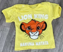 Футболка «Lion King» жёлтый, мальчик 6-9-12-18 месяцев