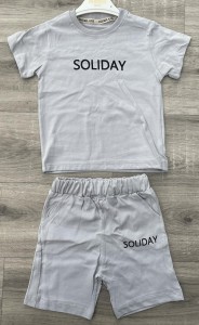 Костюм Partner «Soliday» серый, мальчик 2-3-4-5 лет