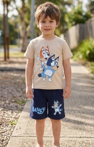 Костюм Mixima «Bluey» бежевий, хлопчик 3-4-5-6 років