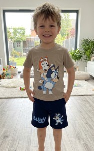 Костюм Mixima «Bluey» мокко, хлопчик 3-4-5-6 років
