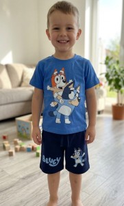 Костюм Mixima «Bluey» синій, хлопчик 3-4-5-6 років