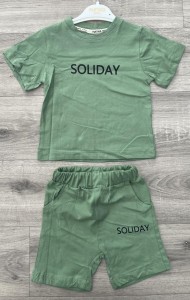 Костюм Partner «Soliday» зелёный, мальчик 2-3-4-5 лет