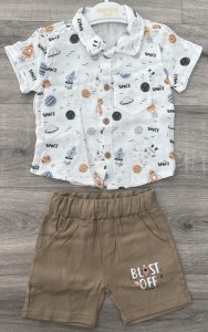 Костюм Partner «Space» бежевый, мальчик 2-3-4-5 лет