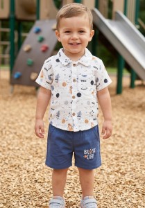 Костюм Partner «Space» синий, мальчик 2-3-4-5 лет