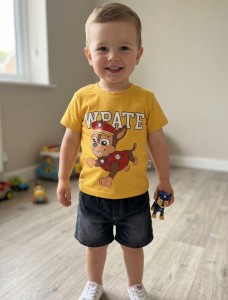 Костюм Mini Joy "Wpate" жовтий, хлопчик 6-9-12-18 місяців