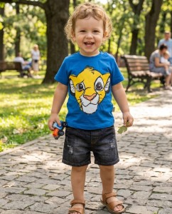 Костюм Mini Joy «Simba» синій, хлопчик 6-9-12-18 місяців