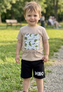 Костюм Minitix «Dino» бежевий, хлопчик 2-3-4-5 років