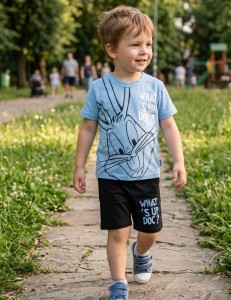 Костюм Minitix «What’s up doc?» голубой, мальчик 2-3-4-5 лет
