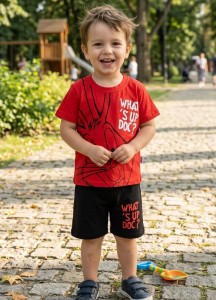 Костюм Minitix «What’s up doc?» красный, мальчик 2-3-4-5 лет