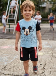 Костюм Minitix «Mickey» голубой, мальчик 2-3-4-5 лет