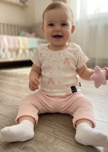 Костюм Minitix «Minnie» пудра, дівчинка 9-12-18-24 місяців