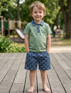 Костюм Partner «G⅁» хаки, мальчик 2-3-4-5 лет