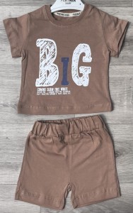 Костюм Partner «Big» коричневый, мальчик 9-12-18-24 месяцев