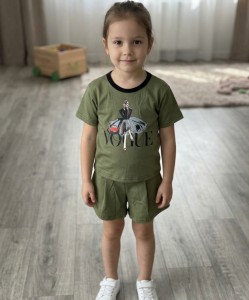 Костюм "Vogue" хакі, дівчинка 2-3-4-5 років