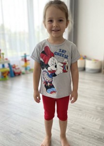 Костюм Baby Wood «Minnie, Say cheese» красный, девочка 9-12-18-24 месяцев