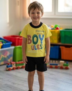 Костюм "Boy" жёлтый, мальчик 1-2-3-4-5 лет