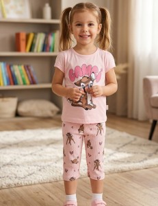 Костюм Kids Wear "Bambi" розовый, девочка 2-3-4-5 лет