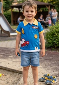 Костюм Ronix «Car» синій, хлопчик 6-9-12-18 місяців
