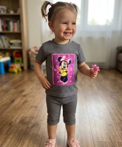 Костюм «Minnie» графітовий, дівчинка 2-3-4-5 років