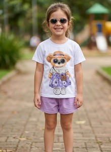 Костюм «Мишка» сиреневый, девочка 2-3-4-5-6 лет