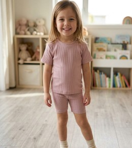 Костюм «Однотонный» пудра, девочка 2-3-4-5 лет