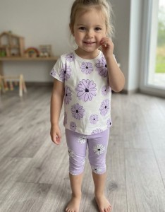 Костюм Partner «Цветочки» сиреневый, девочка 2-3-4-5 лет