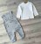 Комбинезон Hunny Kids "Тигрёнок" серый, мальчик 6-9-12-18 месяцев, фото