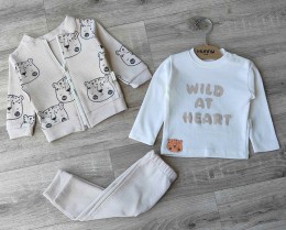 Костюм Hunny Kids «Тигрёнок» бежевый, мальчик 6-9-12-18 месяцев