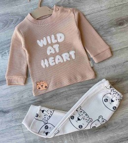 Костюм Hunny Kids «Wild» коричневий, хлопчик 6-9-12-18 місяців