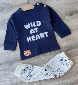 Костюм Hunny Kids «Wild» синій(темний), хлопчик 6-9-12-18 місяців