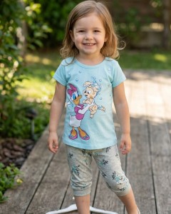 Костюм Spoons «Daisy» бирюзовый, девочка 3-4-5-6 лет