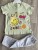 Костюм Mini Mika «Life is sweet» оливковый, девочка 9-12-18-24 месяцев, фото 1