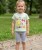 Костюм Mini Mika «Life is sweet» оливковый, девочка 9-12-18-24 месяцев, фото