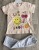 Костюм Mini Mika «Life is sweet» персиковый, девочка 9-12-18-24 месяцев, фото 1