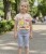 Костюм Mini Mika «Life is sweet» персиковый, девочка 9-12-18-24 месяцев, фото
