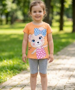 Костюм Spoons «Sweet girl» помаранчевий, дівчинка 3-4-5-6 років