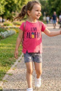 Костюм ALOHA, червоний, 6-12-18-24 місяці