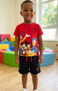 Костюм Trio «Disney Crew» красный, мальчик 2-3-4-5 лет