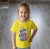 Футболка "Barbie" желтая, девочка 5-6-7-8 лет, фото
