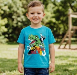 Футболка Milano «Towsaurus Rex» голубой, мальчик 3-4-5-6-7 лет