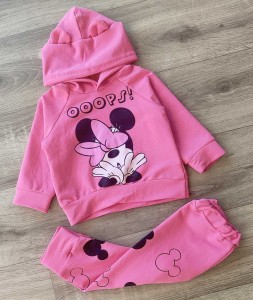 Костюм «Ooops!» малиновый, девочка 9-18мес-3-5 лет