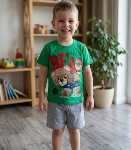 Костюм "Bear" Зеленый, мальчик 9-10-11-12 лет