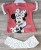 Костюм «Minnie Mouse» бордовый, девочка 6-9-12-18 месяцев, фото 1