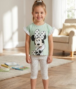 Костюм «Minnie Mouse» зеленый, девочка 6-9-12-18 месяцев